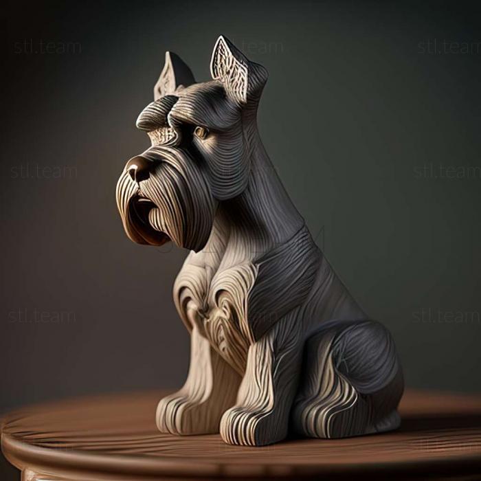 Zwergschnauzer dog